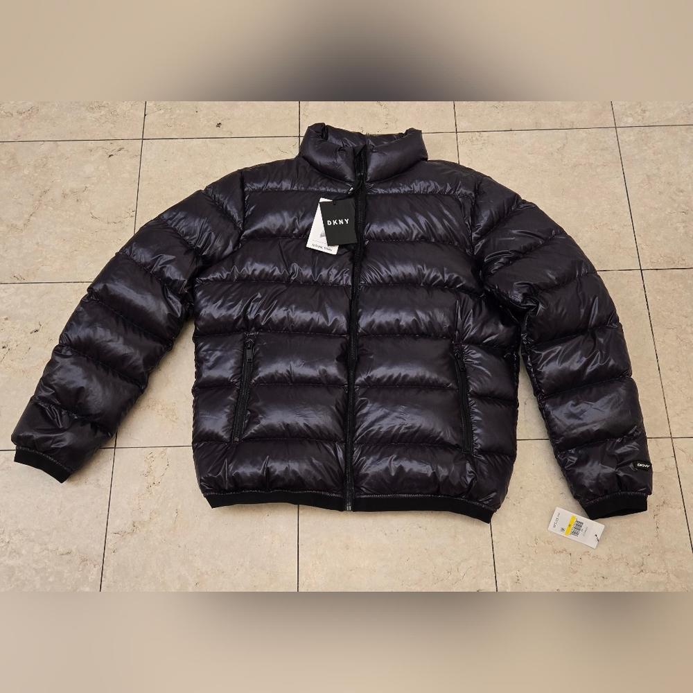 DKNY Natural Down Puffer Jacket - Medium